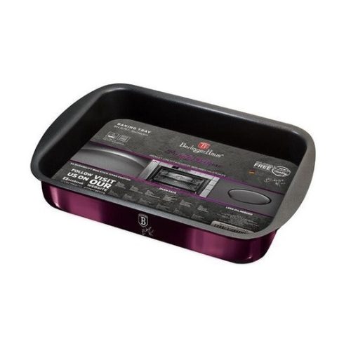 Berlinger Haus BH/6797A Purple Eclipse Collection tepsi, 35 x27 x6.5 cm, titán bevonat