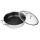 Berlinger Haus BH-8515/BH-7447 Eternal Collectino alacsony lábas fedővel, 28 x7.5cm, 3.8l, indukciós, rozsdamentes acél