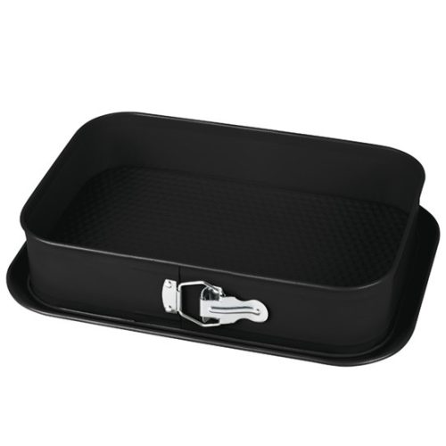 Berlinger Haus BH/7892 Black Silver Collection tortaforma, szögletes alakú, 39 x27 x7.5 cm, csatos, titán bevonat