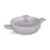 Berlinger Haus BH-8098 Taupe serpenyő+fedő, 28cm, 2 fülű, indukciós
