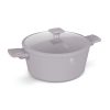 Berlinger Haus BH-8102 Taupe lábos+üvegfedő, 28x12,4cm, 6,1l, indukciós