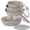Berlinger Haus BH-8255 Taupe edénykészlet, 9 db részes, indukciós