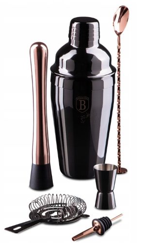 Berlinger Haus BH-8545 Black Rose Collection bartender szett 6 db-os