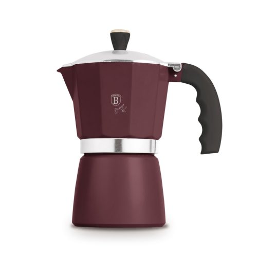 Berlinger Haus BH/8567 Leonardo Collection kotyogós kávéfőző, 9 személyes, 450 ml, matt bordó