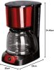 Berlinger Haus BH/9158 Burgundy Edition filteres kávéfőző, 800Watt, 1,5 l, melegen tartó funkció