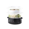 Berlinger Haus BH/9378 Black Rose Collection pároló és rizsfőző, 800Watt, 6liter, időzítő