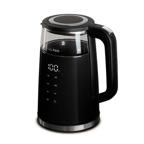 Berlinger Haus BH/9476 Matte Black Collection vízforraló, hőfokszabályozó, 1.7liter, 2200Watt
