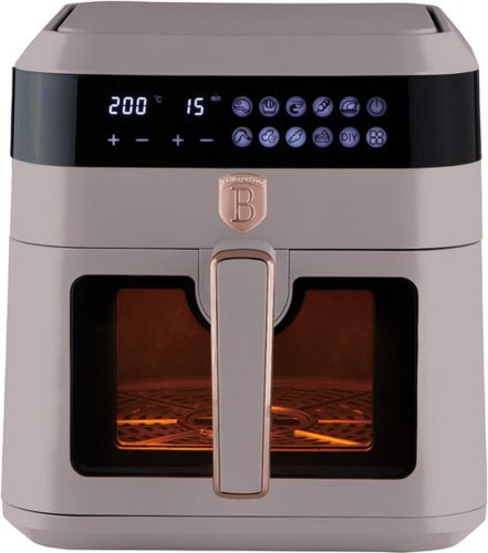 Berlinger Haus BH/9547 Taupe Collection forrólevegős sütő, 6,3 l, 1300 W, 40-200°C