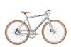 SHARP BK-RS08-ES Hybrid e-Bike, karbon szíjhajtás, 250Watt, 7Ah 36V akku, max.80km, ezüst metál