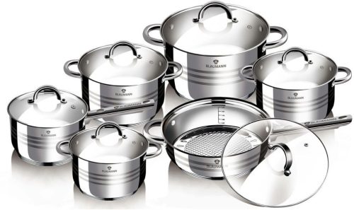 Blaumann BL-1410 Gourmet Line edénykészlet, 12 részes, indukciós, rozsdamentes acél