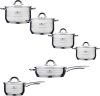 Blaumann BL-1410 Gourmet Line edénykészlet, 12 részes, indukciós, rozsdamentes acél