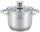 Blaumann BL-3318 Satin Gourmet Line magas lábas fedővel, 30 x23cm, 15.5liter, indukciós, rozsdamentes acél