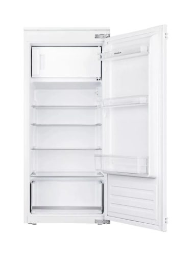 Amica BM210.4(E) beépíthető egyajtós hűtőszekrény fagyasztóval, 163 /16liter, 40dB, fehér