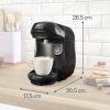 Bosch TAS107E Tassimo Happy kapszulás kávéfőző, 1400Watt, fekete -bézs