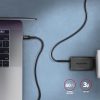 Axagon BUCM-CM10AB USB-C - USB-C kábel, 60W, 1 méter, fekete