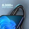 Axagon BUCM-CM10AB USB-C - USB-C kábel, 60W, 1 méter, fekete