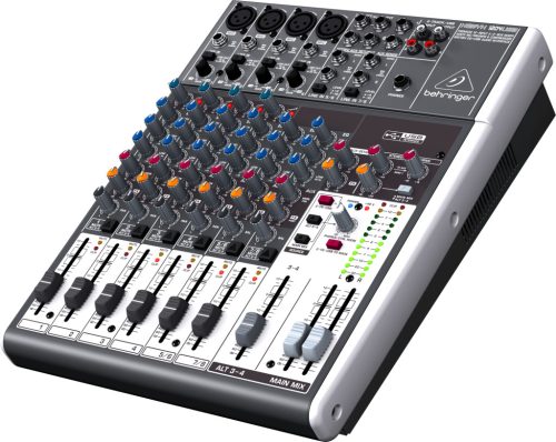 Behringer XENYX 1204USB keverő XENYX mikrofon előerősítővel 12 bemenet 2-Bus