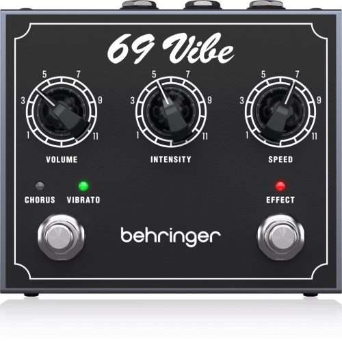 Behringer 69 VIBE Vintage ’69 Vibe pedál külső Footswitch csatlakozási lehetőséggel