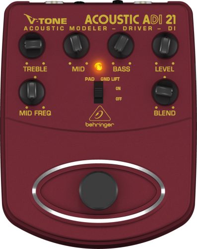 Behringer ADI21 V-Tone akusztikus erősítő modellező DI box