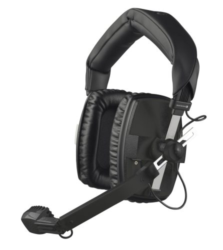 Beyerdynamic DT 109 200/400 stúdió fejhallgató mikrofonnal, 400Ohm, 94dB, fekete (BD 402982)