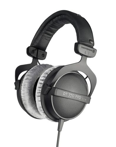 Beyerdynamic DT 770 PRO 80Ohm vezetékes monitor fejhallgató, zárt, 96dB, fekete (BD 474746)