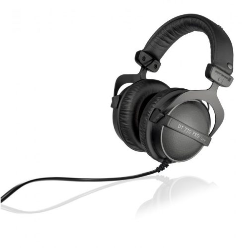 Beyerdynamic DT 770 PRO 32Ohm vezetékes monitor fejhallgató, zárt, 96dB, fekete (BD 483664)