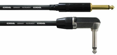 Cordial CCI 3 PR Hangszer + Gitár kábel Jack - Jack 6, 3 mm, 90°, 3m