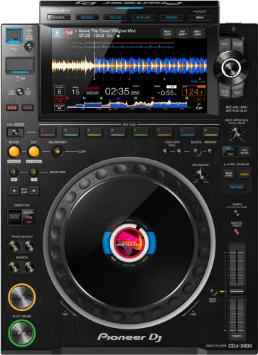 Pioneer DJ CDJ-3000 DJ multi lejátszó, fekete