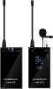 CKMOVA UM100 Kit1 Ultrakompakt UHF két csatornás vezeték nélküli mikrofon rendszer