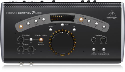Behringer CONTROL2USB Xenyx stúdió monitorvezérlő, USB audio interfész, FX processzor