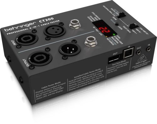 Behringer CT200 kábeltesztelő 3 üzemmóddal