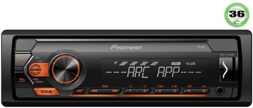 Pioneer DEH-S120UBA CD/USB/AUX autóhifi fejegység, borostyán