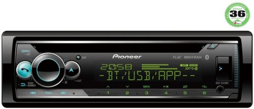 Pioneer DEH-S520BT CD/Bluetooth/USB/AUX autóhifi fejegység