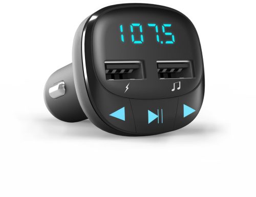 Energy Sistem EN 448241 FM Transmitter, Bluetooth, microSD, USB, fekete