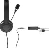 Energy Sistem EN-452033 Office 3 irodai headset, USB, 3,5mm jack, hangerő szabályzás, fekete
