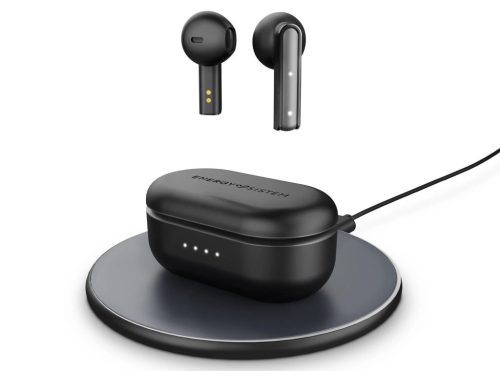 Energy Sistem EN-453467 Style 4 Ultra True Wireless fülhallgató, vezeték nélküli töltés, BT5.3, akár 25óra lejátszás, fekete