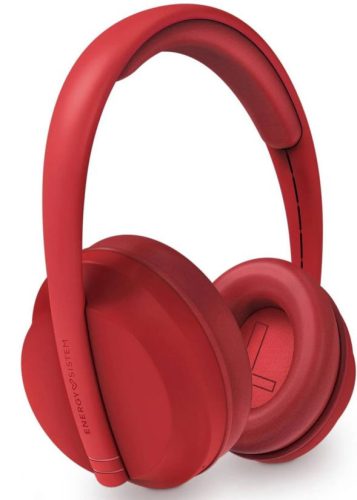 Energy Sistem EN-457557 Hoshi Eco Bluetooth fejhallgató, 40mm-es hangszóró, BT5.3, akár 23óra üzemidő, piros