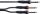 Cordial EY 1.5 VPP 1x jack 6,3 mm sztereó / 2x jack 6,3 mm mono, 1,5m