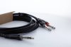 Cordial EY 1.5 VPP 1x jack 6,3 mm sztereó / 2x jack 6,3 mm mono, 1,5m