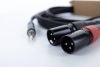 Cordial EY 1.5 WMM 1x jack 3,5 mm sztereó / 2x XLR papa, 1,5 m