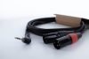 Cordial EY 1.5 WRMM 1x jack 3,5 mm 90° sztereó / 2x XLR papa, 1,5 m