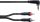 Cordial EY 3 WRCC 2x RCA / 1x jack 3,5 mm 90° sztereó, 3 m