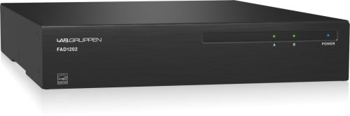 LAB GRUPPEN FAD1202 2x120 W-os erősítő Dante csatlakozással