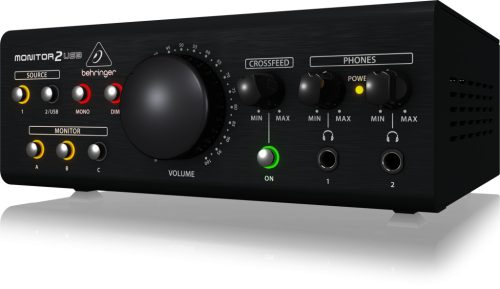 Behringer monitor2USB hangsugárzó/fejhallgató monitoring kontroller