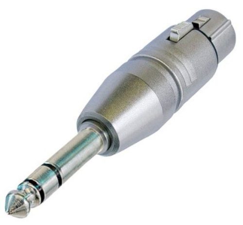 Neutrik NA3FP 3 pólusú XLR mama - sztereó 6.3mm-es dugasz