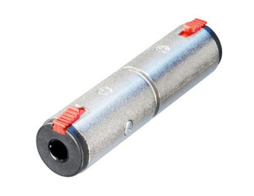 Neutrik NA3JJ sztereó 6.3mm-es locking jack - sztereó 6.3mm-es lezáró jack