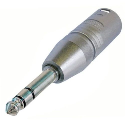 Neutrik NA3MP 3 pólusú, XLR papa – sztereó, 6.3 mm-es dugasz