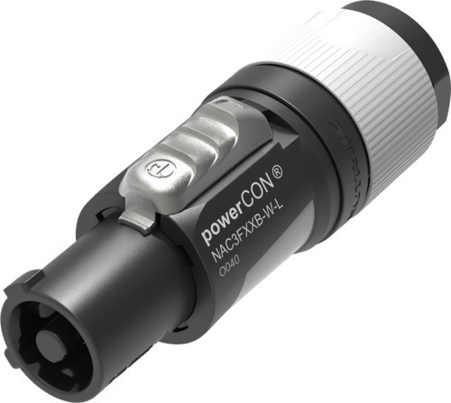 Neutrik NAC3FXXB-W-L powerCON kábelcsatlakozó