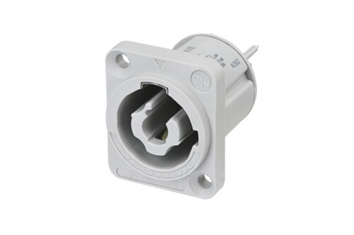 Neutrik NAC3MPXXB Powercon Hálózati csatlakozóaljzat 16A (20A) /250V - kimenet