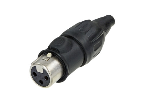 Neutrik NC3FX-TOP  3 pólusú XLR mama kábelcsatlakozó kültéri kivitelben (IP65)
